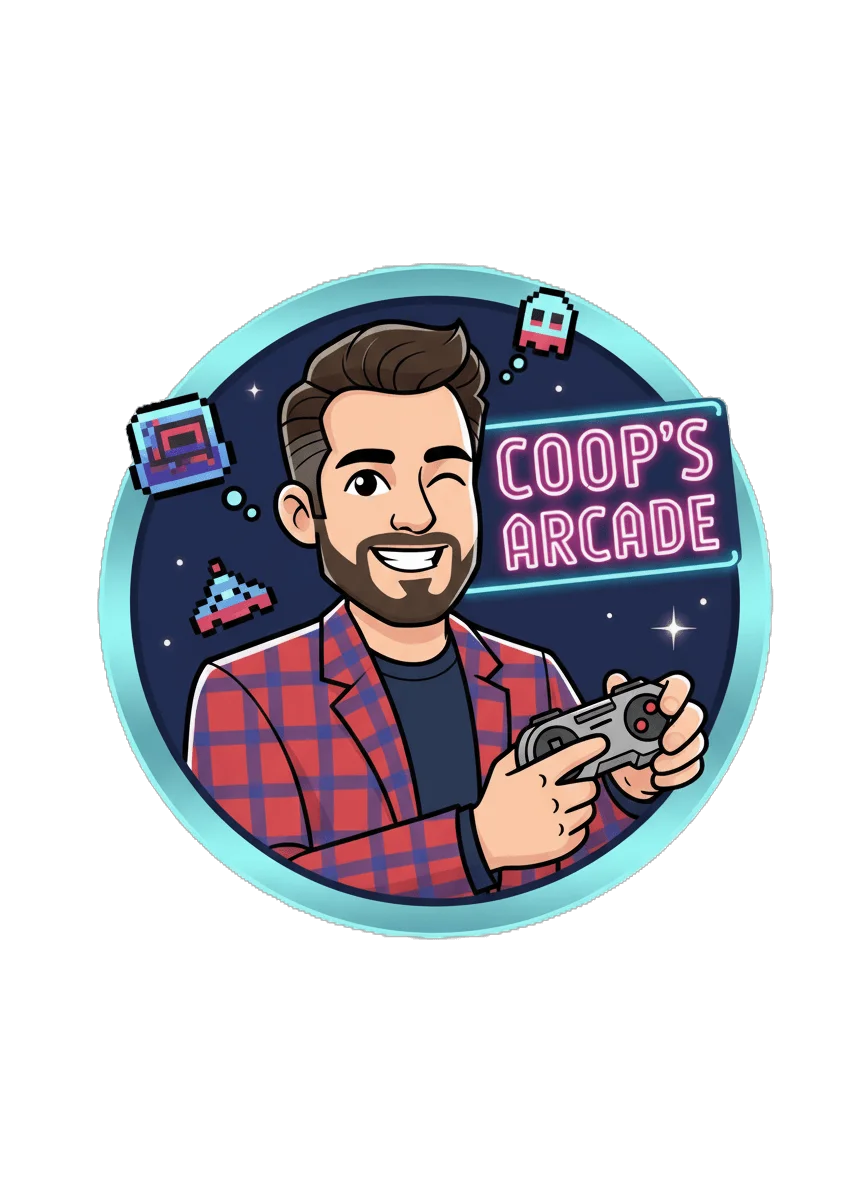 Coop's Arcade Logo - Choose your opponent and play classic strategy games