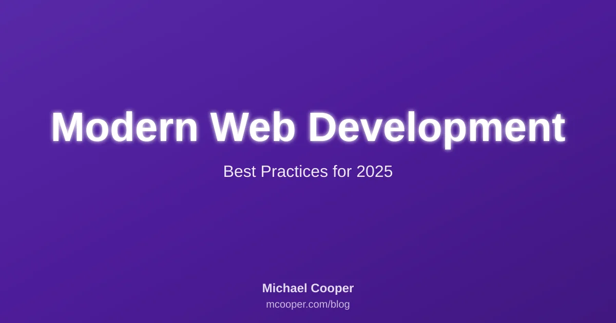 Featured image for blog post: The State of Modern Web Development